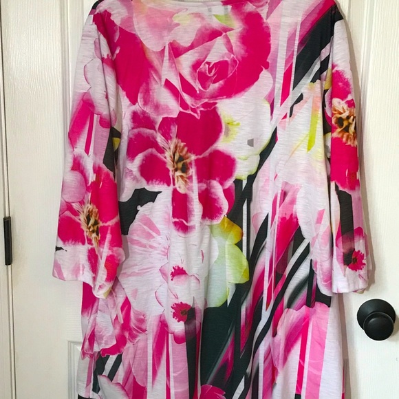 Pink floral blouse, 2x from C J Banks - Picture 1 of 2